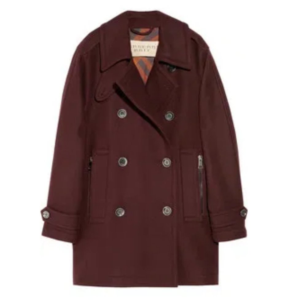 Burberry Brit Double Breasted Cocoon Coat